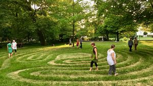 Labyrinth am Aabach, Uster Labyrinth am Aabach, Uster